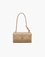 The Quilted Mini Dual Shoulder Bag camel